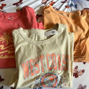 Old Navy Short Sleeve Tees pink, pink and Orange